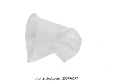 867 White crumpled plastic cup Images, Stock Photos & Vectors ...