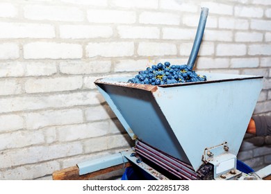 Crusher For Grapes With Toothed Rolls . Home Wine Making Machine