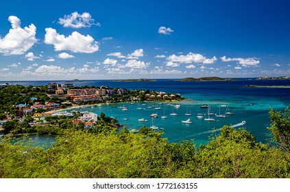 Cruz Bay Harbor In St John