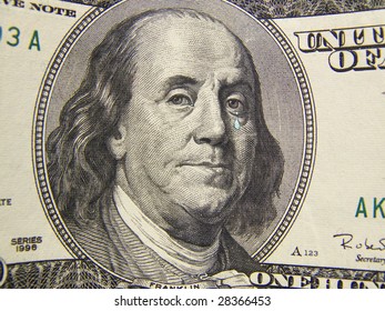 Crying Ben Franklin