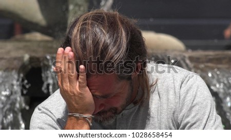 A Crying Person
