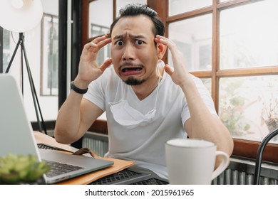 Crying Shocked Funny Face Asian Man Stock Photo 2015961965 | Shutterstock