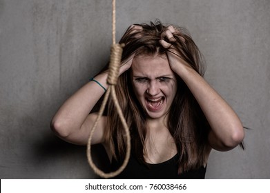 665 Woman hanging noose Images, Stock Photos & Vectors | Shutterstock