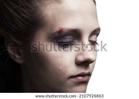 Similar – Image, Stock Photo Ouch! Young woman