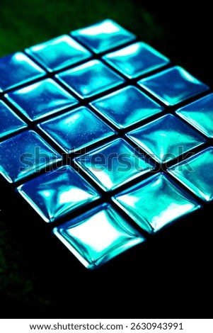 Crypto currency dark web, computer graphic processing. abstract background. Shiny metallic cyan aqua surface. Rare mineral mining. precious metals bg. Hi tech digital sci fi Alien technology concept