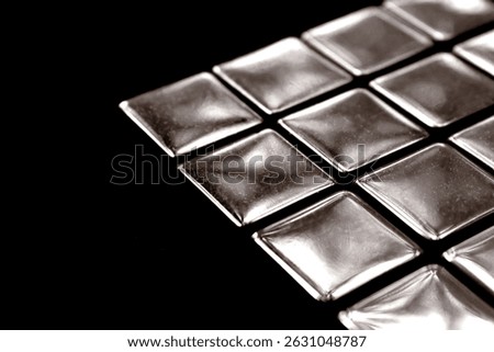Crypto currency dark web, computer graphic processing. abstract background. Shiny metallic dark silver surface. Rare mineral mining. precious metals bg. Hi tech digital sci fi Alien technology concept