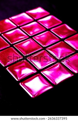 Crypto currency dark web, computer graphic processing. abstract background. Shiny metallic dark pink surface. Rare mineral mining. precious metals bg. Hi tech digital sci fi Alien technology concept