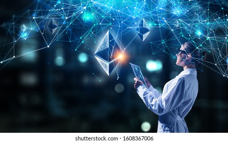 Crypto currency market as science - Shutterstock ID 1608367006