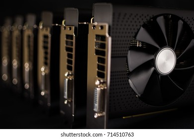 Cryptocurrency Mining Rig Farm Using Computer Graphic Cards