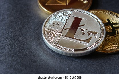 cryptocurrencys Bitcoin, Litecoin, Ethereum