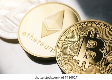 Cryptocurrencys Bitcoin, Litecoin, Ethereum