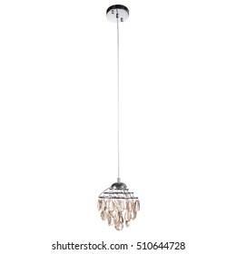 crystal chandelier isolated