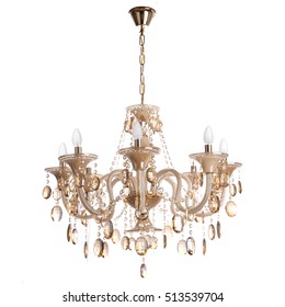 Crystal Chandelier Isolated