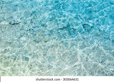 Crystal Clear Turqoise Water Of The Tropical Sea