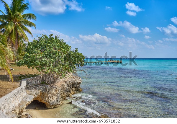 Crystal Clear Water Bay Nearby Garrafon Stock Photo Edit Now