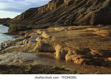 Crystal Geyser On The Green River In Utah