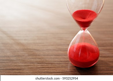 red sand hourglass