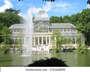 The Crystal Palace At The Retiro Park In Madrid