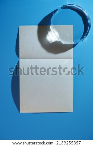 crystal paper weight blank note pad                     