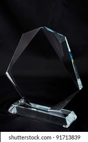 Crystal Plaque Award