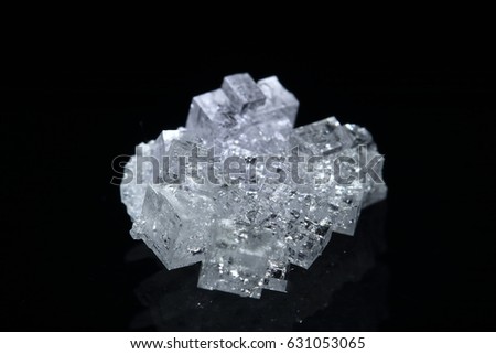 Crystal of salt