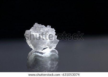 Crystal of salt