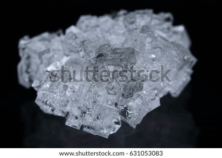 Crystal of salt