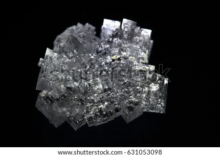 Crystal of salt
