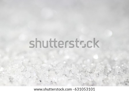 Crystal of salt
