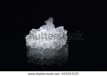 Crystal of salt