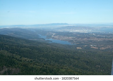 Crystal Springs Reservoir Aerial View