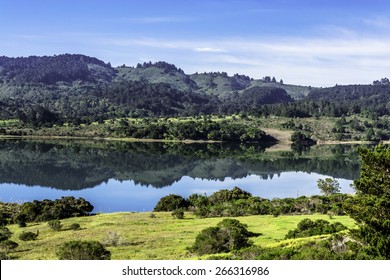 Crystal Springs Reservoir, San Mateo County, California 