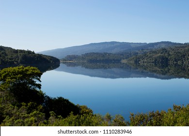 Crystal Springs Reservoir From Sawyer Camp Trail