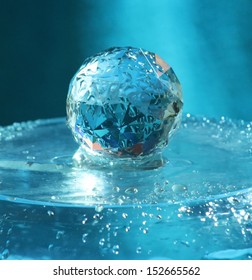 crystal, three-dimensional