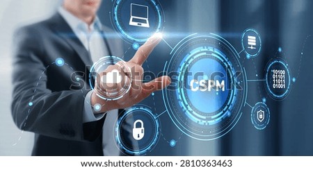 CSPM cloud security posture management system for enterprise cloud infrastructure protection and risk mitigation with user interaction