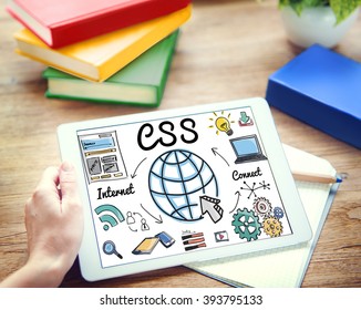 CSS Web Online Technology Web Design Concept