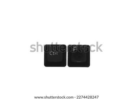 Ctrl F keyboard key isolated. Find shortcut. Search the text in a document. 