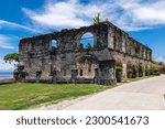 Cuartel ruins, Museo Oslob, at oslob in cebu island, philippines