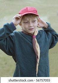 Cub Scout In Uniform