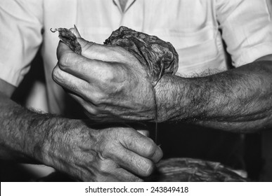 CUBA, Pinar Del Rio, Cuban Tobacco Preparation In A Cigars Factory - FILM SCAN