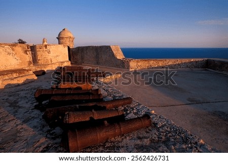 CUBA - Santiago de Cuba - El Morro Castle (designed by Italian architect Battista Antonelli in 1663) dominates the entrance to the bay