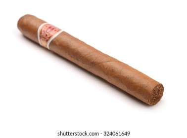 Cuban Cigar Isolated On White