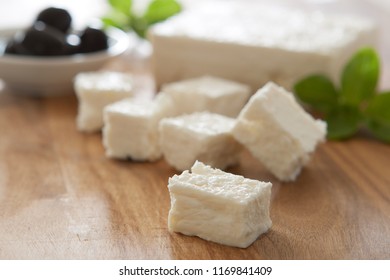 Cubes Of Feta Cheese