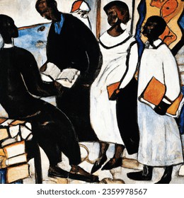 Cubism Artistic Image Untold Story Black AI-generated image 2359979601