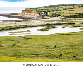Cuckmere Haven in East Sussex, England, United Kingdom