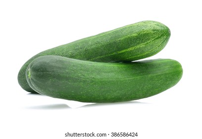 Cucumber Isolated On White