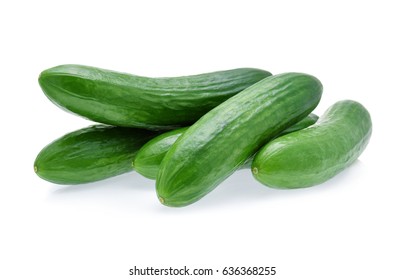 Cucumber Isolated On White