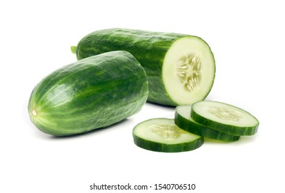 cucumber isolated on white background, clipping path, full depth of field - Shutterstock ID 1540706510