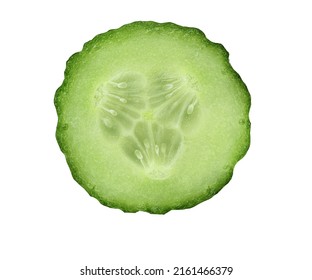 cucumber isolated on white background - Shutterstock ID 2161466379