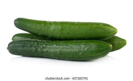 Cucumber On White Background